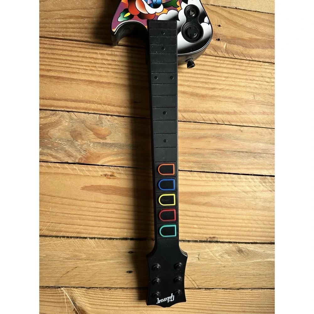 PlayStation Guitar Hero Wireless Les Paul Gibson PS3 Sony Fall Out Boy No Dongle